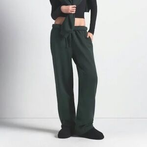 Skims Cotton Fleece Classic Straight Leg Pant